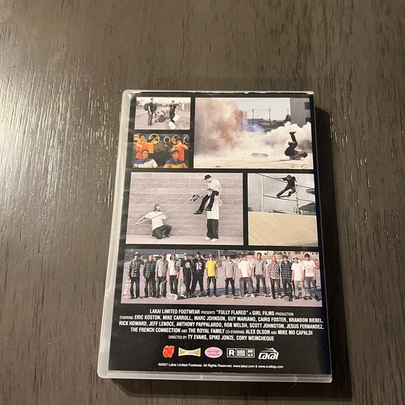Fully Flared DVD (2007) Skateboarding Spike Jonze Lakai Limited Footwear Used - Picture 3 of 3